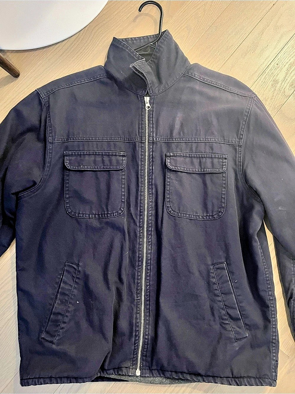 Roots Lightweight Field Jacket Black Size Small Like New